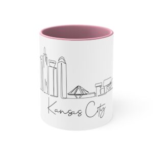 Kansas City Skyline Accent Mug 11oz Ceramic