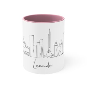 Luanda City Skyline Angola Accent Mug 11oz Ceramic