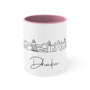 Dhaka City Skyline Bangladesh Accent Mug 11oz Ceramic