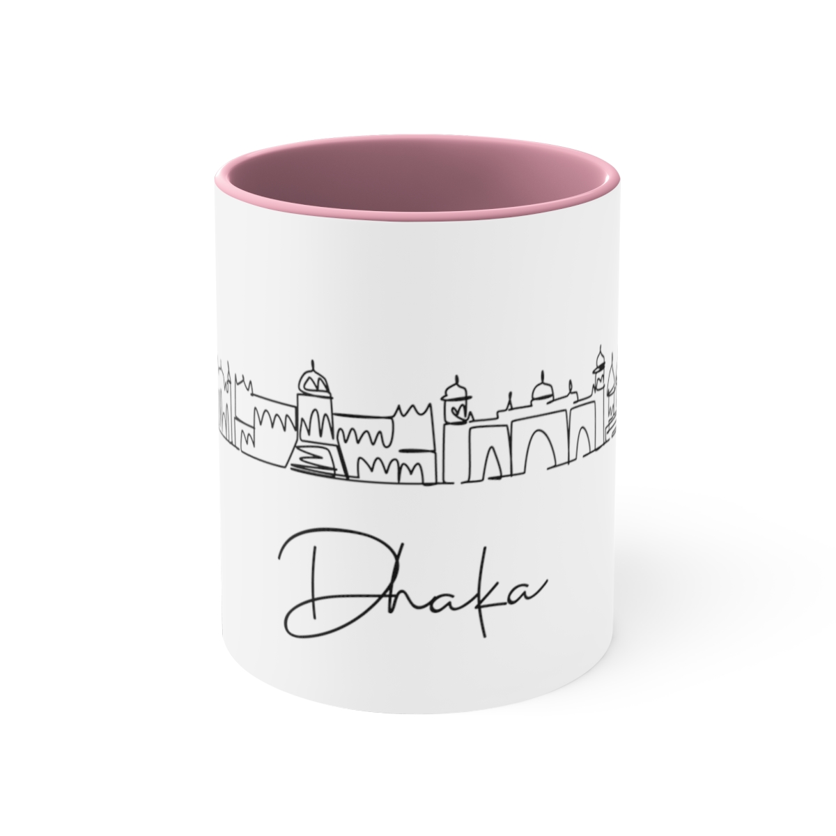 Dhaka City Skyline Bangladesh Accent Mug 11oz Ceramic
