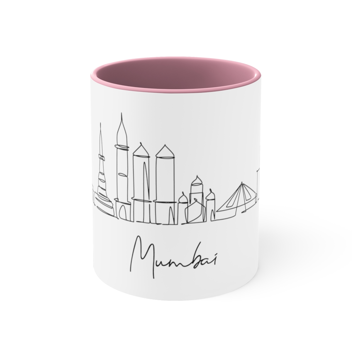 Mumbai City Skyline India Accent Mug 11oz Ceramic - Image 13
