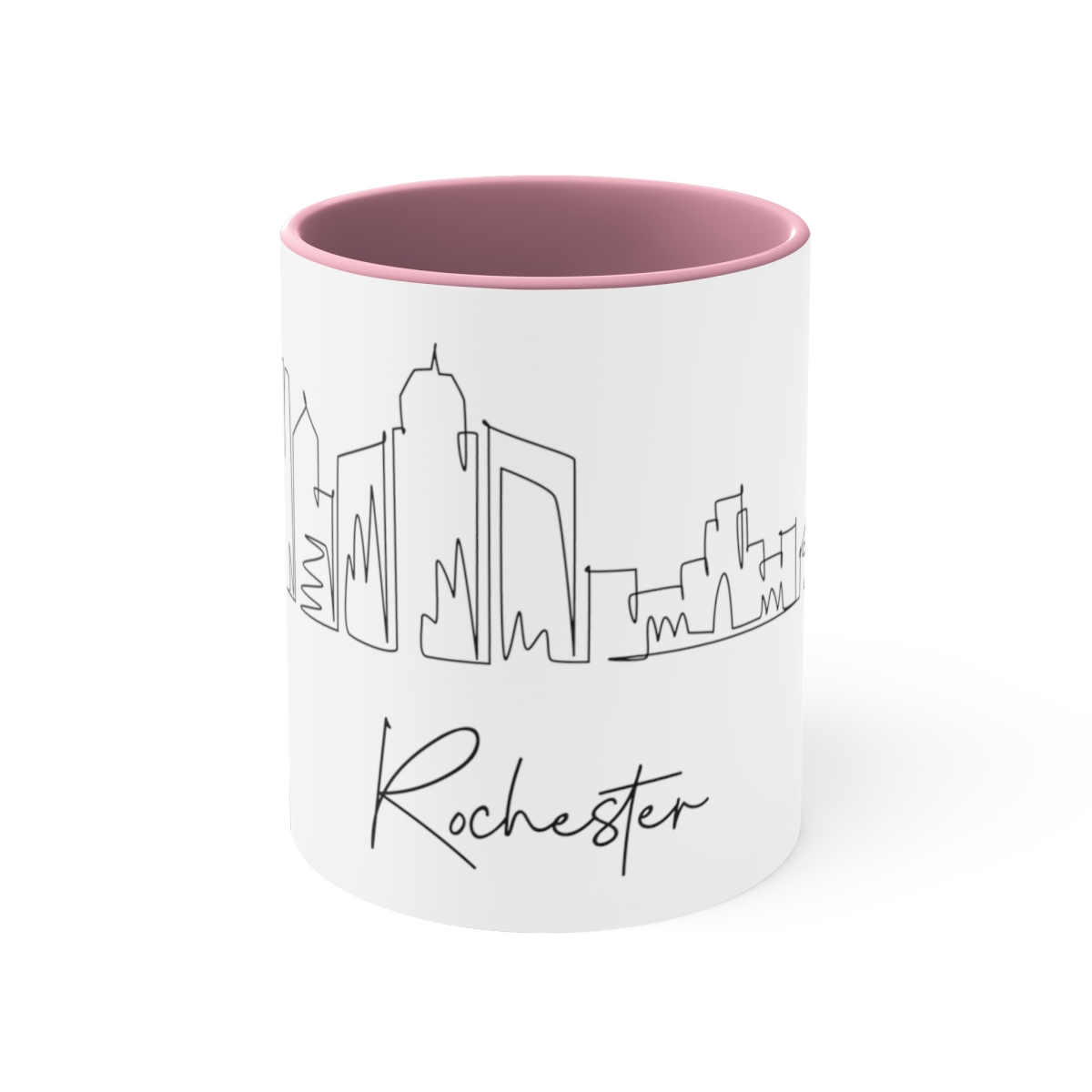 Rochester City Skyline York New Accent Mug 11oz Ceramic - Image 17