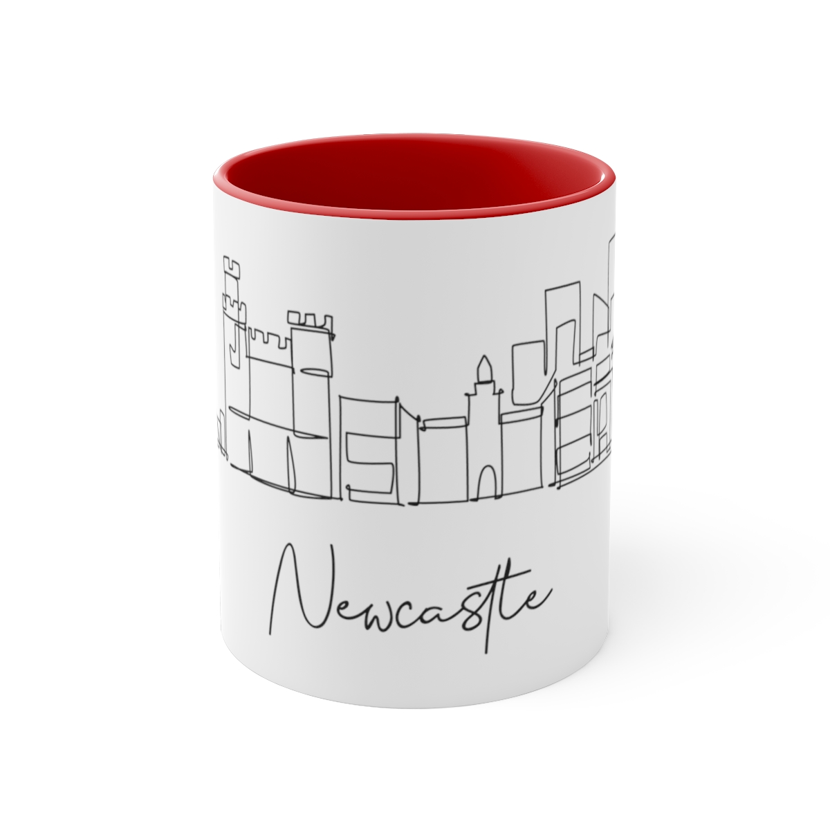 Newcastle City Skyline Accent Mug 11oz Ceramic - Image 17