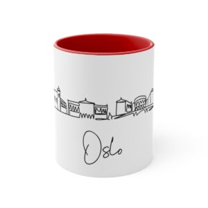 Oslo City Skyline Norway Accent Mug 11oz Ceramic