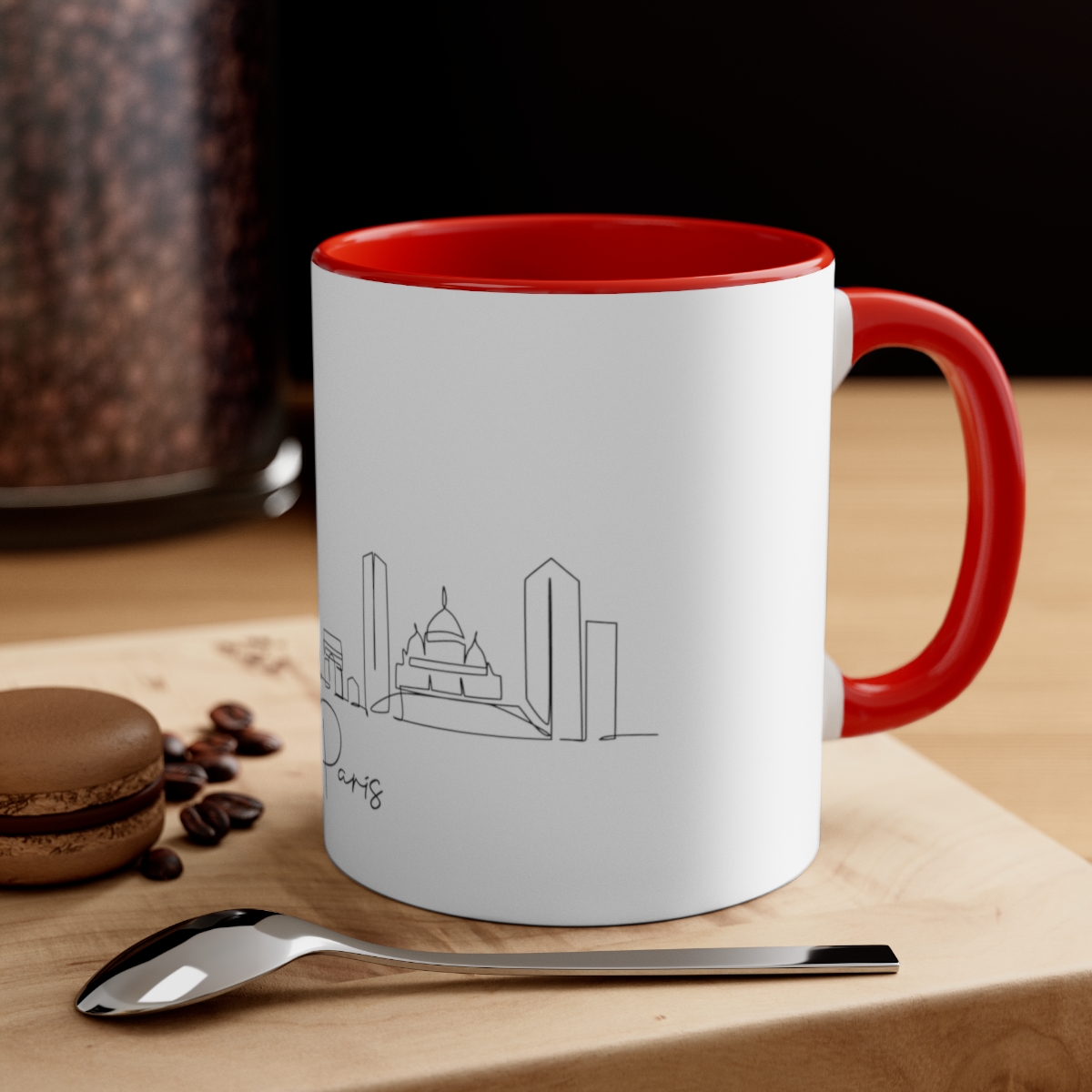 Paris City Skyline France Accent Mug 11oz Ceramic - Image 20
