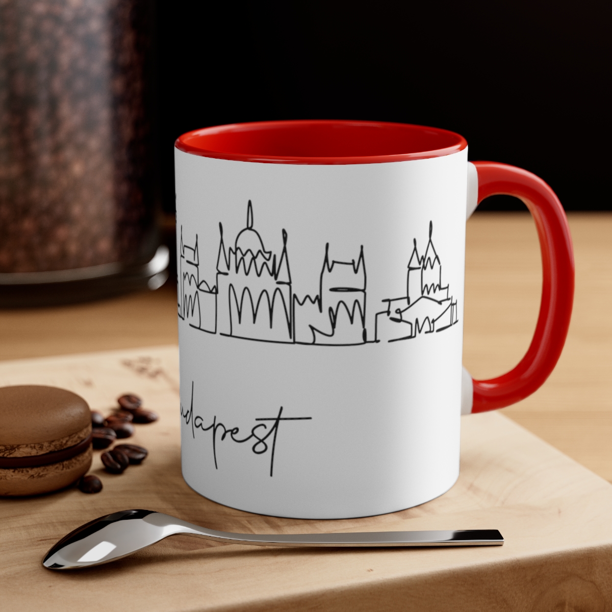Budapest City Skyline Hungary Accent Mug 11oz Ceramic - Image 20