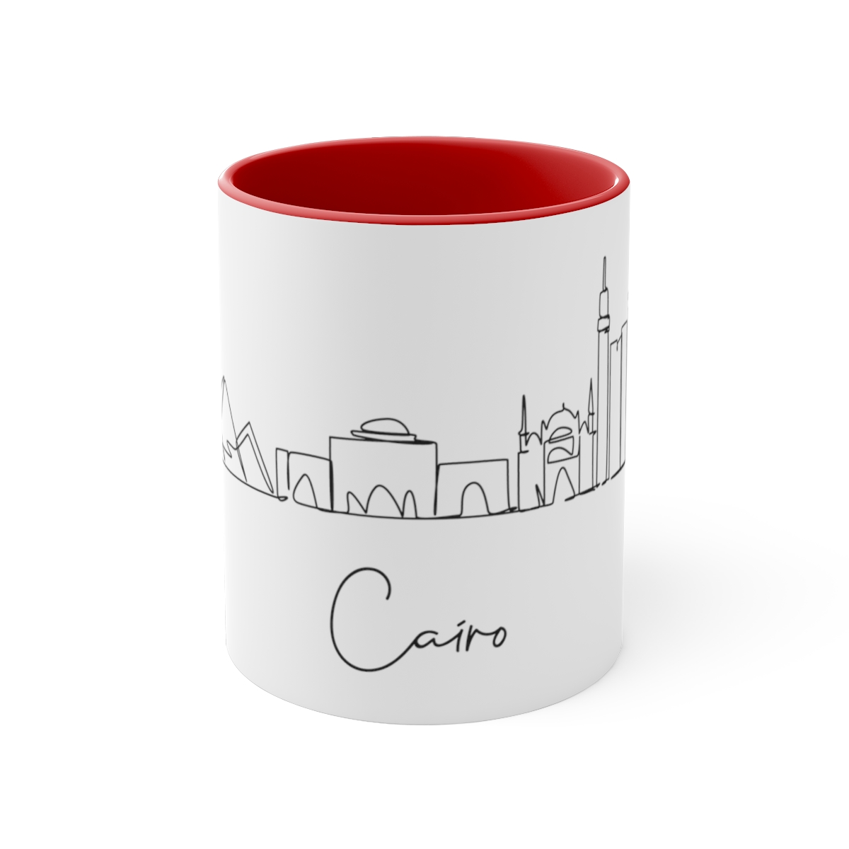 Cairo City Skyline Egypt Accent Mug 11oz Ceramic - Image 17