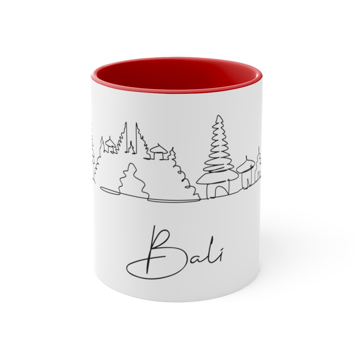 Bali City Skyline Accent Mug 11oz Ceramic - Image 17