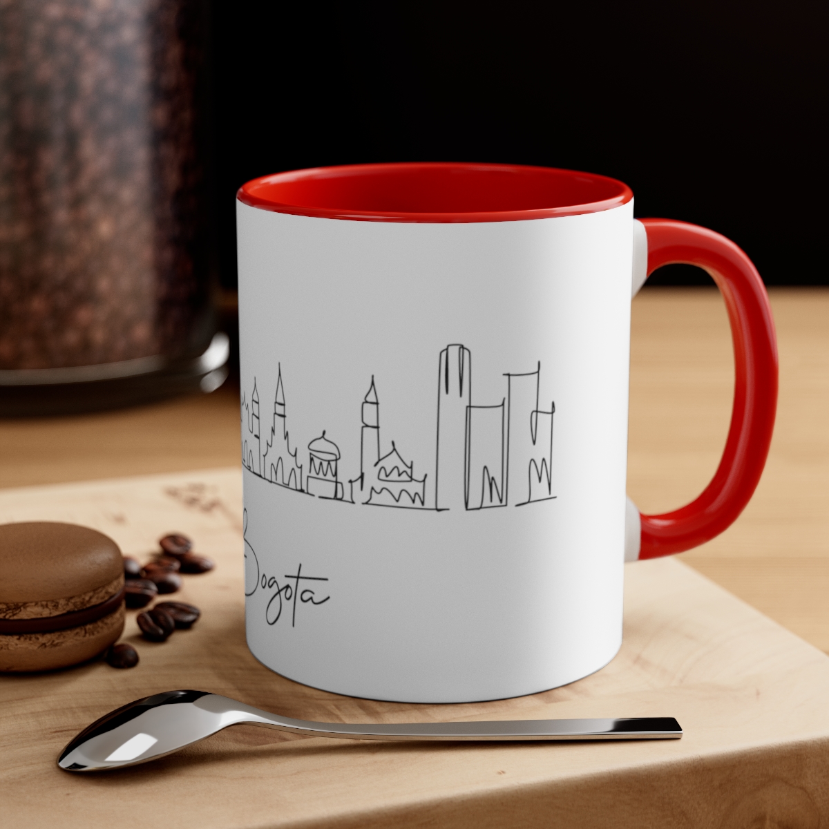 Bogota City Skyline Accent Mug 11oz Ceramic - Image 20