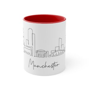 Manchester City Skyline 1 Accent Mug 11oz Ceramic