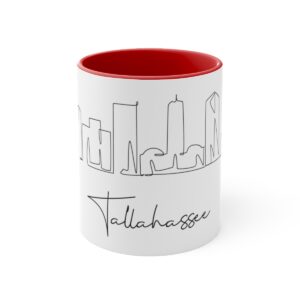 Tallahassee City Skyline Accent Mug 11oz Ceramic